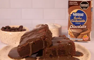 Brownies con Leche Condensada Brownies con Leche Condensada
