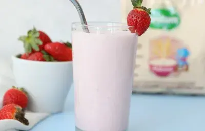 Licuado de frutilla