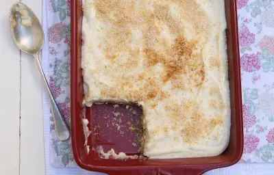 Torta de limón humeda Torta de limón humeda