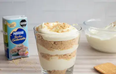 Postre de vainillas con limón Postre de vainillas con limón