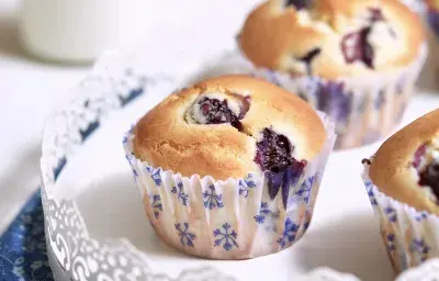 Muffins de arandanos Muffins de arandanos