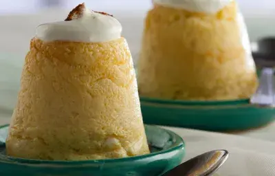 Postre cremoso de manzanas