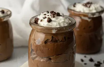 Mousse de chocolate con leche condensada Mousse de chocolate con leche condensada
