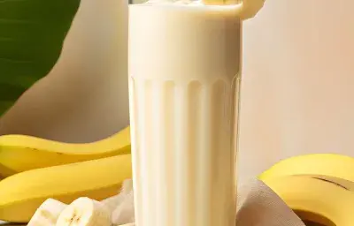 Smoothie de banana y durazno
