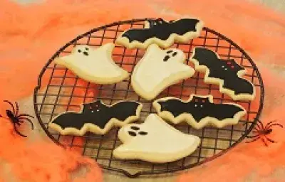 Galletas de fantasma y murciélagos Galletas de fantasma y murciélagos