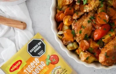 Pollo al Horno con Verduras con Jugoso al Horno Mediterráneo