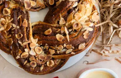 Rosca de pascua sabor Chocolate