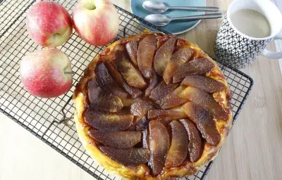 tarte tatin et ricoré tarte tatin et ricoré