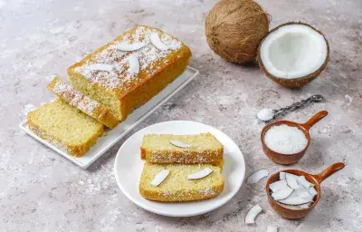 Torta de avena y coco Torta de avena y coco