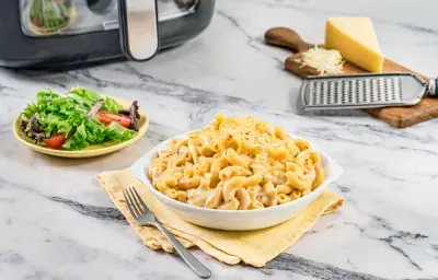 Pasta gratinada en freidora de aire Pasta gratinada en freidora de aire