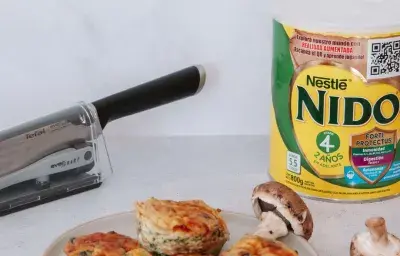 Muffins de espinaca y hongos
