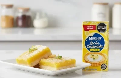 Cuadrados de limón con Nestlé Leche Condensada Limón