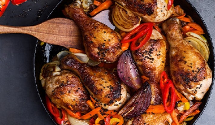 Muslos de pollo. Muslos de pollo.