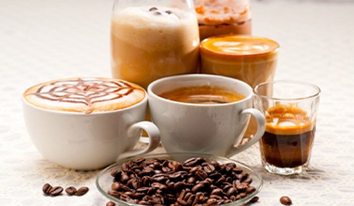Diferentes preparaciones de café, receta de comida italiana Diferentes preparaciones de café, receta de comida italiana