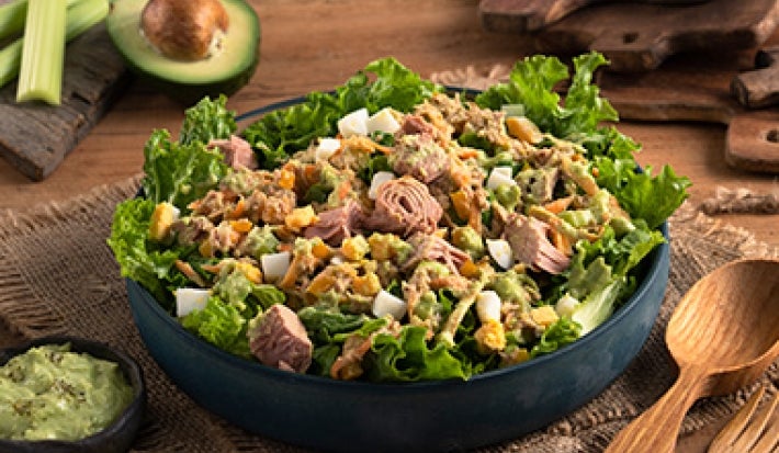 Ensalada con atún receta de cena rápida Ensalada con atún receta de cena rápida