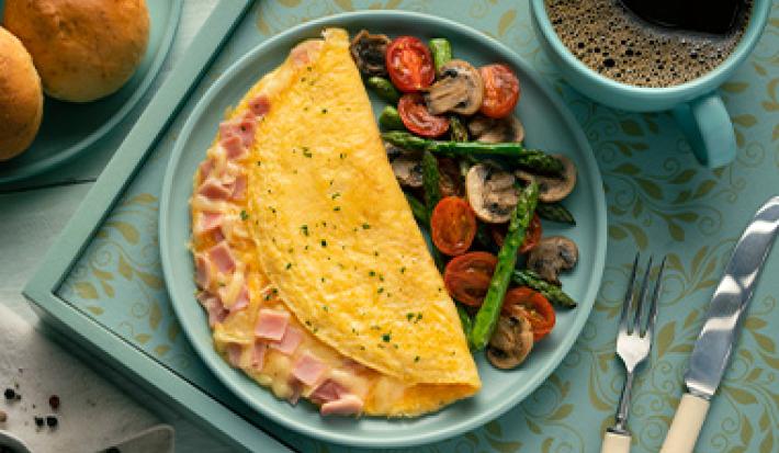 Omelette comida con verdura Omelette comida con verdura