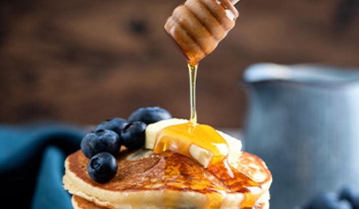 Receta dulce de pancakes con miel Receta dulce de pancakes con miel