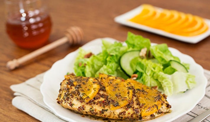 Receta salada de pollo con salsa miel mostaza Receta salada de pollo con salsa miel mostaza