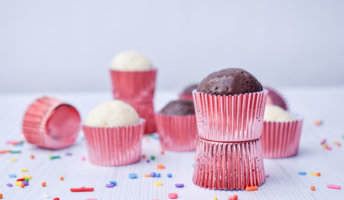 Trufas de leche condensada y chocolate blanco By Constanza Berrino