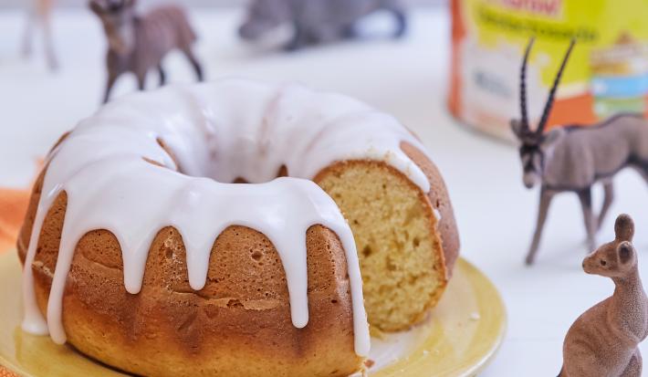 Budin de limón sin lactosa