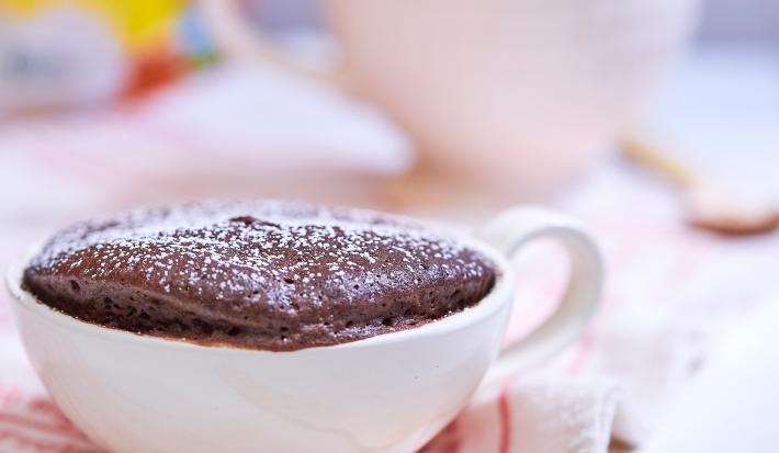 Mug Cake sin lactosa