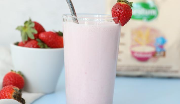 Licuado de frutilla