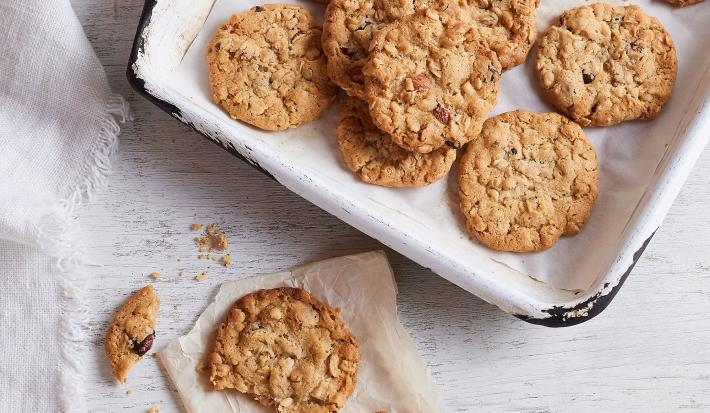 Cookies de avena y frutas secas