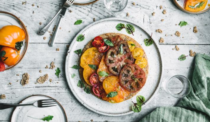 FITNESS® wholegrain tomato tart