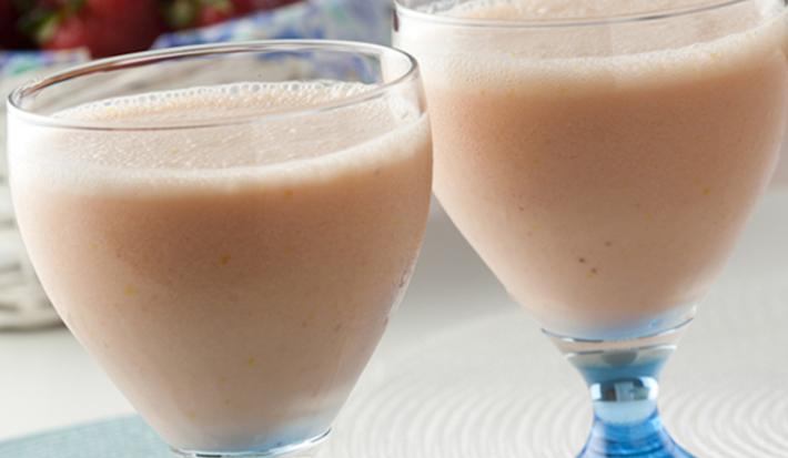 Smoothie de frutilla y naranja Smoothie de frutilla y naranja